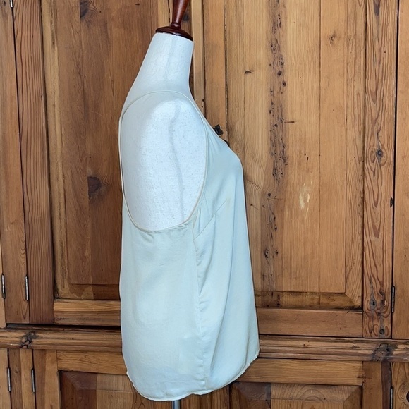 NWT Mango Satin Effect Viscose Sage Tank Camisole Blouse Sz. MD - Picture 13 of 16